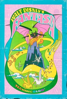 Fantasia movie posters (1940) wood print