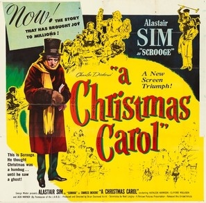 Scrooge movie posters (1951) tote bag