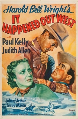 It Happened Out West movie posters (1937) wood print