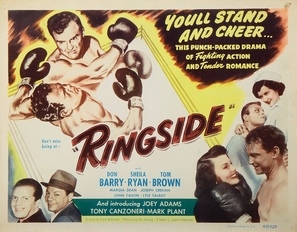 Ringside movie posters (1949) pillow