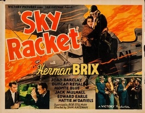 Sky Racket movie posters (1937) pillow