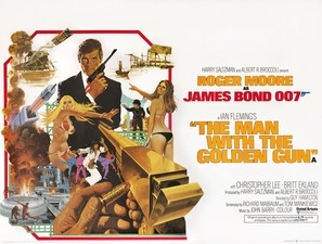 The Man With The Golden Gun movie posters (1974) metal framed poster