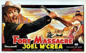 Fort Massacre movie posters (1958) hoodie
