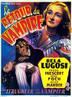 The Return of the Vampire movie posters (1943) hoodie