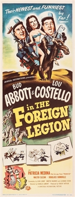 Abbott and Costello in the Foreign Legion movie posters (1950) pillow
