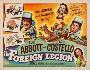 Abbott and Costello in the Foreign Legion movie posters (1950) mug