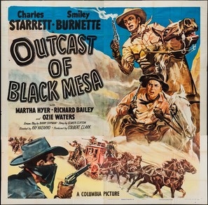 Outcasts of Black Mesa movie posters (1950) wood print