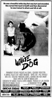White Dog movie posters (1982) wood print