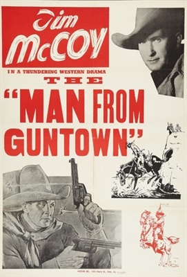 Man from Guntown movie posters (1935) metal framed poster