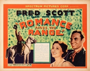 Romance Rides the Range movie posters (1936) wooden framed poster