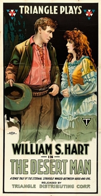 The Desert Man movie posters (1917) metal framed poster