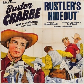 Rustlers' Hideout movie posters (1945) wooden framed poster