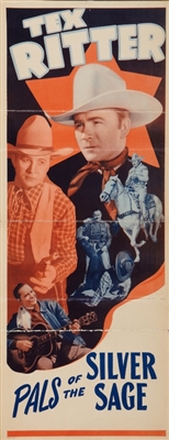 Pals of the Silver Sage movie posters (1940) wood print