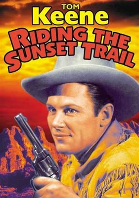 Riding the Sunset Trail movie posters (1941) metal framed poster