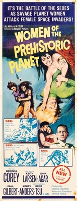 Women of the Prehistoric Planet movie posters (1966) metal framed poster