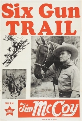 Six-Gun Trail movie posters (1938) canvas poster