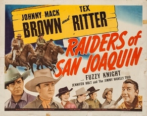 Raiders of San Joaquin movie posters (1943) poster with hanger