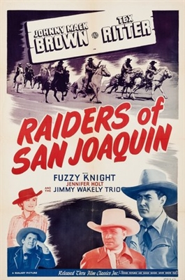 Raiders of San Joaquin movie posters (1943) pillow