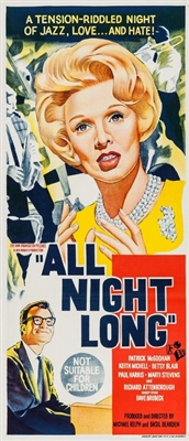 All Night Long movie posters (1962) poster with hanger