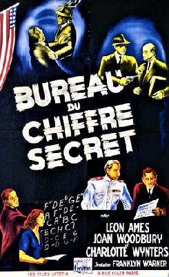 Cipher Bureau movie posters (1938) metal framed poster