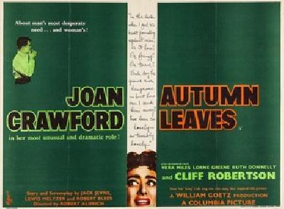 Autumn Leaves movie posters (1956) poster with hanger
