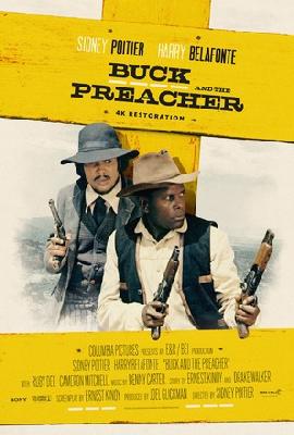 Buck and the Preacher movie posters (1972) metal framed poster