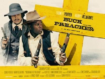 Buck and the Preacher movie posters (1972) pillow