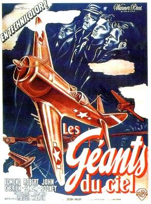 Fighter Squadron movie posters (1948) wood print
