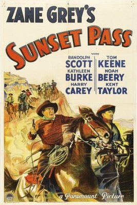 Sunset Pass movie poster (1933) Mouse Pad MOV_191b22c8