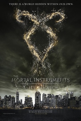 The Mortal Instruments: City of Bones movie poster (2013) wood print