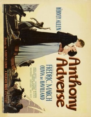 Anthony Adverse movie poster (1936) metal framed poster