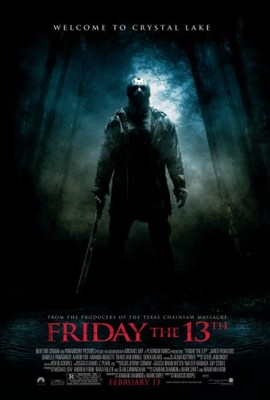 Friday the 13th movie poster (2009) pillow