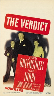 The Verdict movie poster (1946) metal framed poster