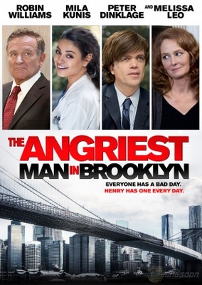 The Angriest Man in Brooklyn movie poster (2013) pillow