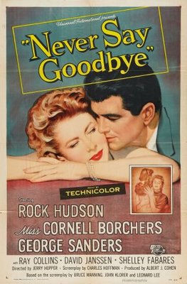 Never Say Goodbye movie poster (1956) sweatshirt
