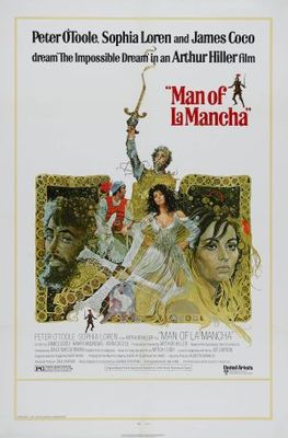 Man of La Mancha movie poster (1972) metal framed poster