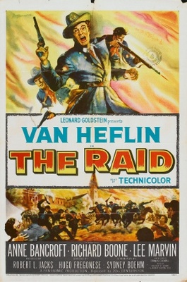 The Raid movie poster (1954) wooden framed poster