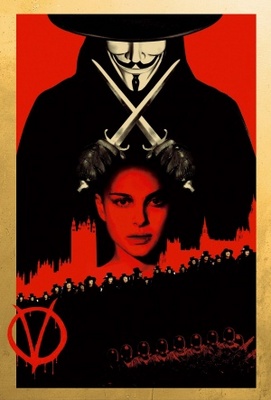 V For Vendetta movie poster (2005) tote bag #MOV_19ba22f1
