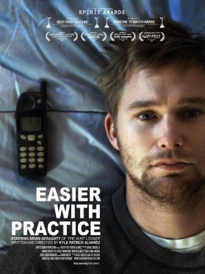 Easier with Practice movie poster (2009) poster with hanger