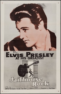 Jailhouse Rock movie poster (1957) metal framed poster