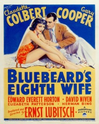 Bluebeard's Eighth Wife movie poster (1938) metal framed poster