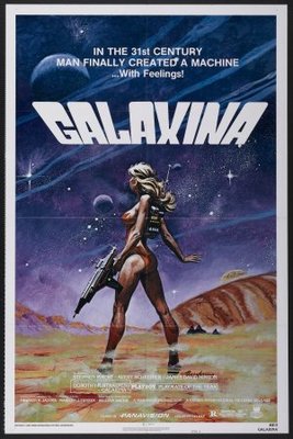 Galaxina movie poster (1980) pillow