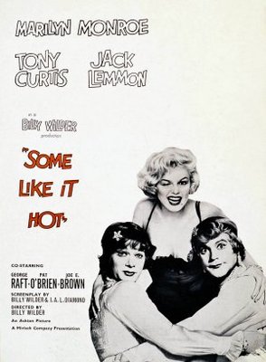 Some Like It Hot movie poster (1959) pillow