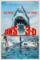 Jaws 3D movie poster (1983) Longsleeve T-shirt #991696