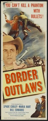 Border Outlaws movie poster (1950) wooden framed poster