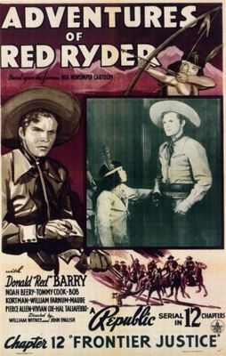 Adventures of Red Ryder movie poster (1940) metal framed poster