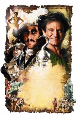 Hook movie poster (1991) wooden framed poster