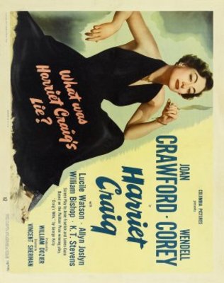 Harriet Craig movie poster (1950) wood print