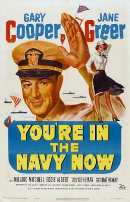 You're in the Navy Now movie poster (1951) poster with hanger