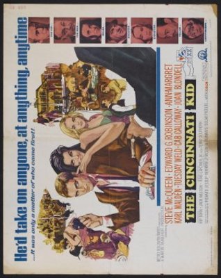 The Cincinnati Kid movie poster (1965) poster with hanger